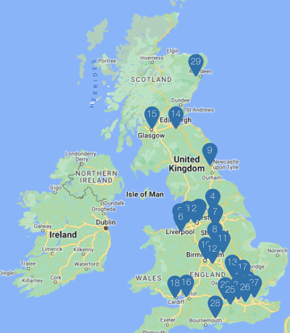 costco UK locations